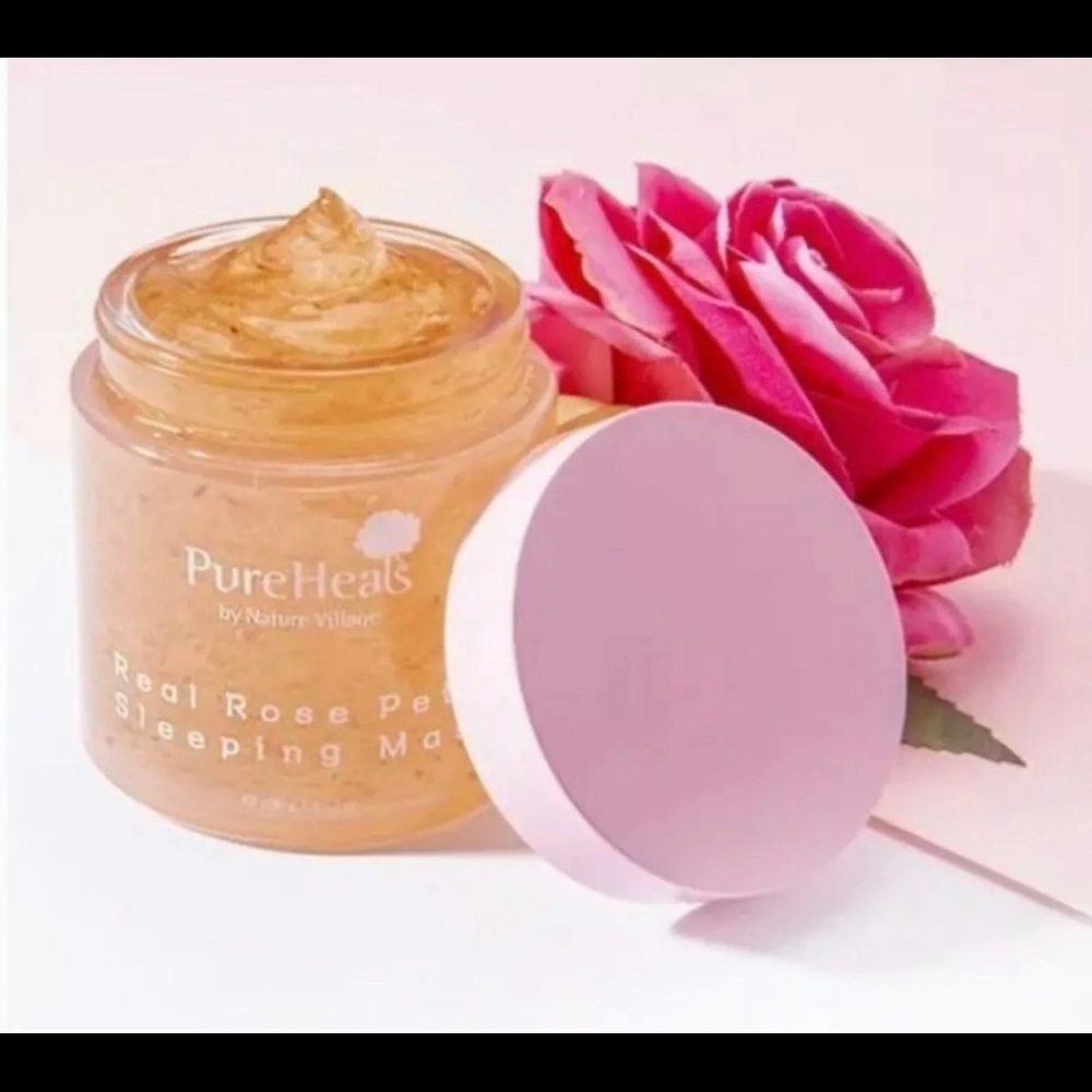 Pure Heals Real Rose Petal Sleeping Mask-Brand New